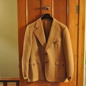 Vintage Men's 100% Camel Hair Blazer